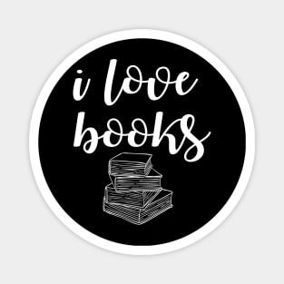 I Love Books Magnet